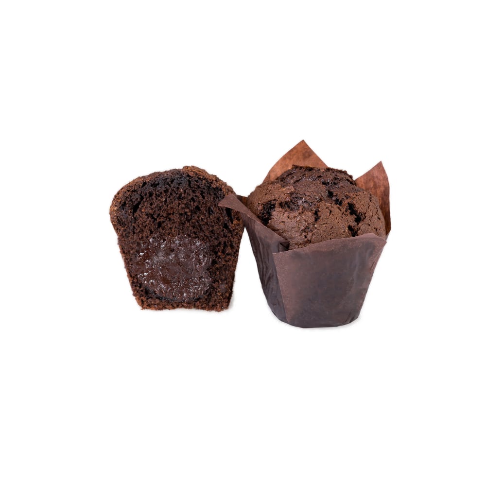 Minis muffins au chocolat fourré chocolat 5 pièces de 26gr