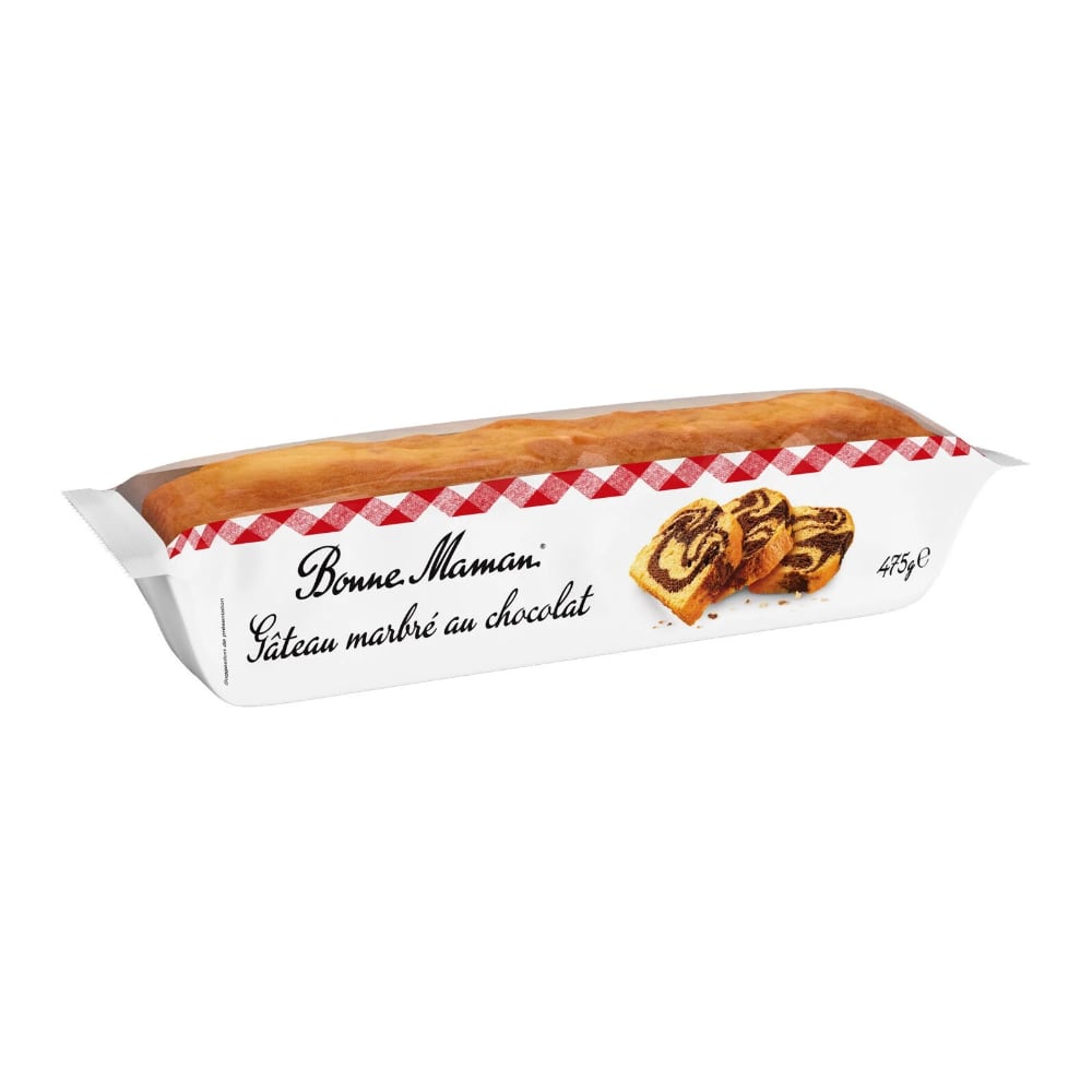 Gâteau marbré au chocolat pur beurre Bonne Maman 475gr