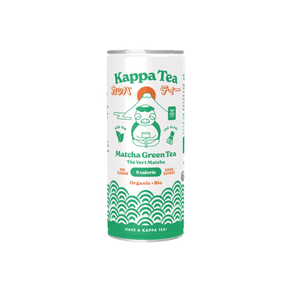 Thé vert matcha bio Kappa Tea 25cl x 24