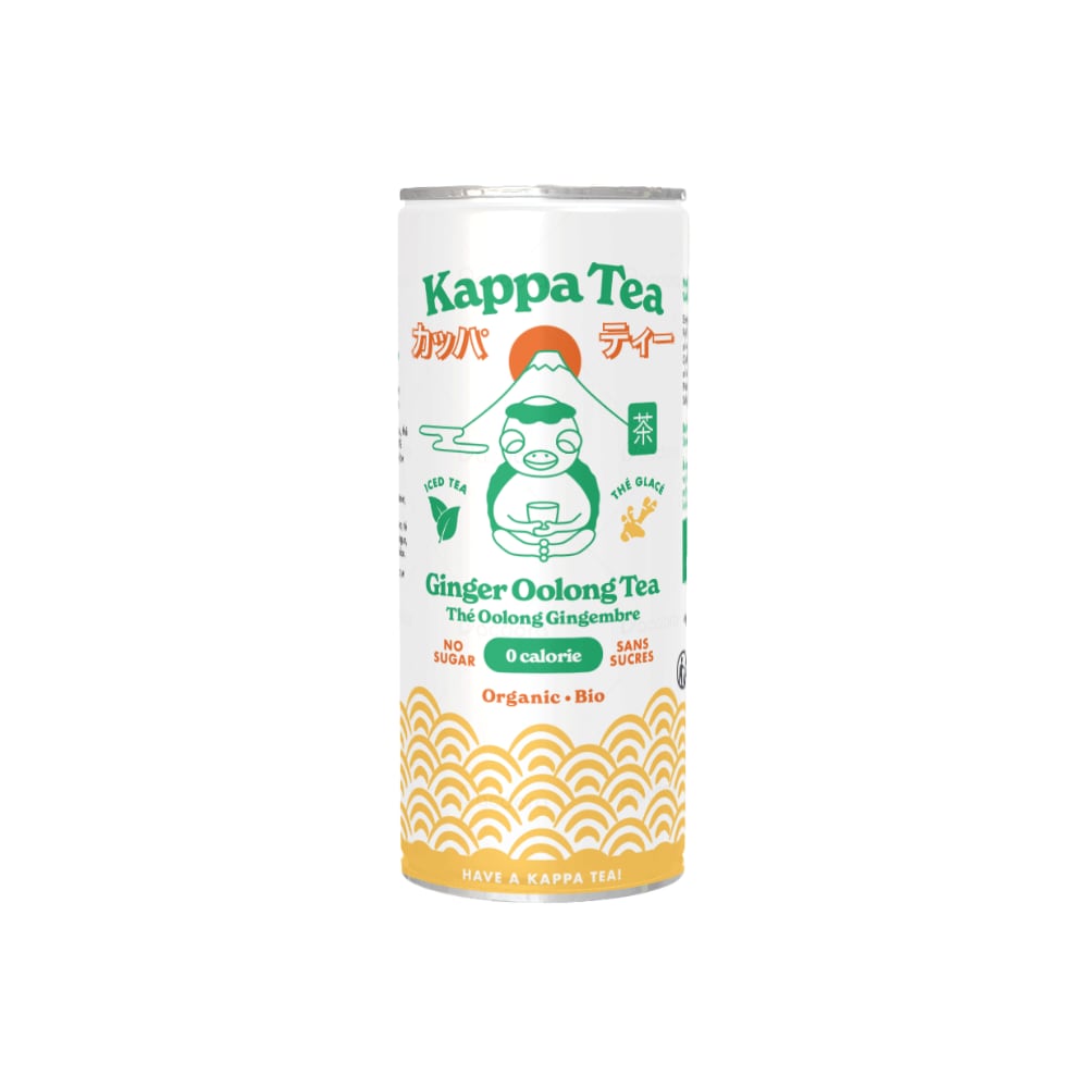 Thé vert oolong gingembre bio Kappa Tea 25cl x 24