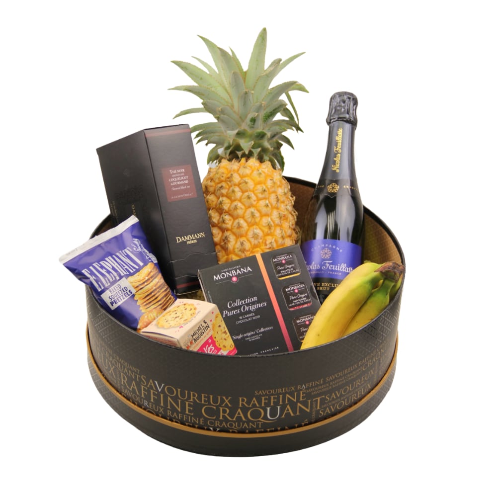 Coffret de Noël gourmet - élégance et raffinement pour les fêtes