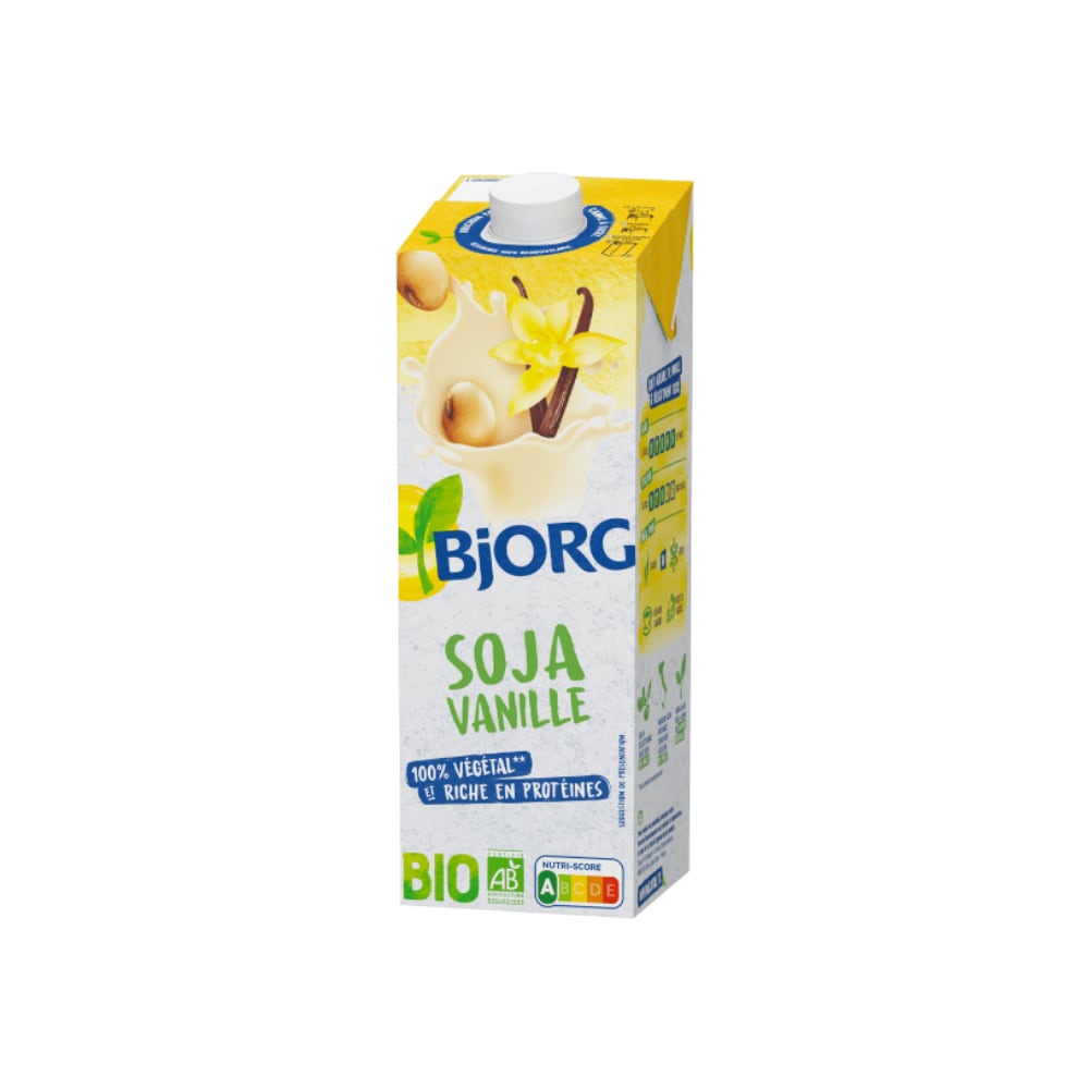 Boisson végétale Soja vanille bio Bjorg 1 litre