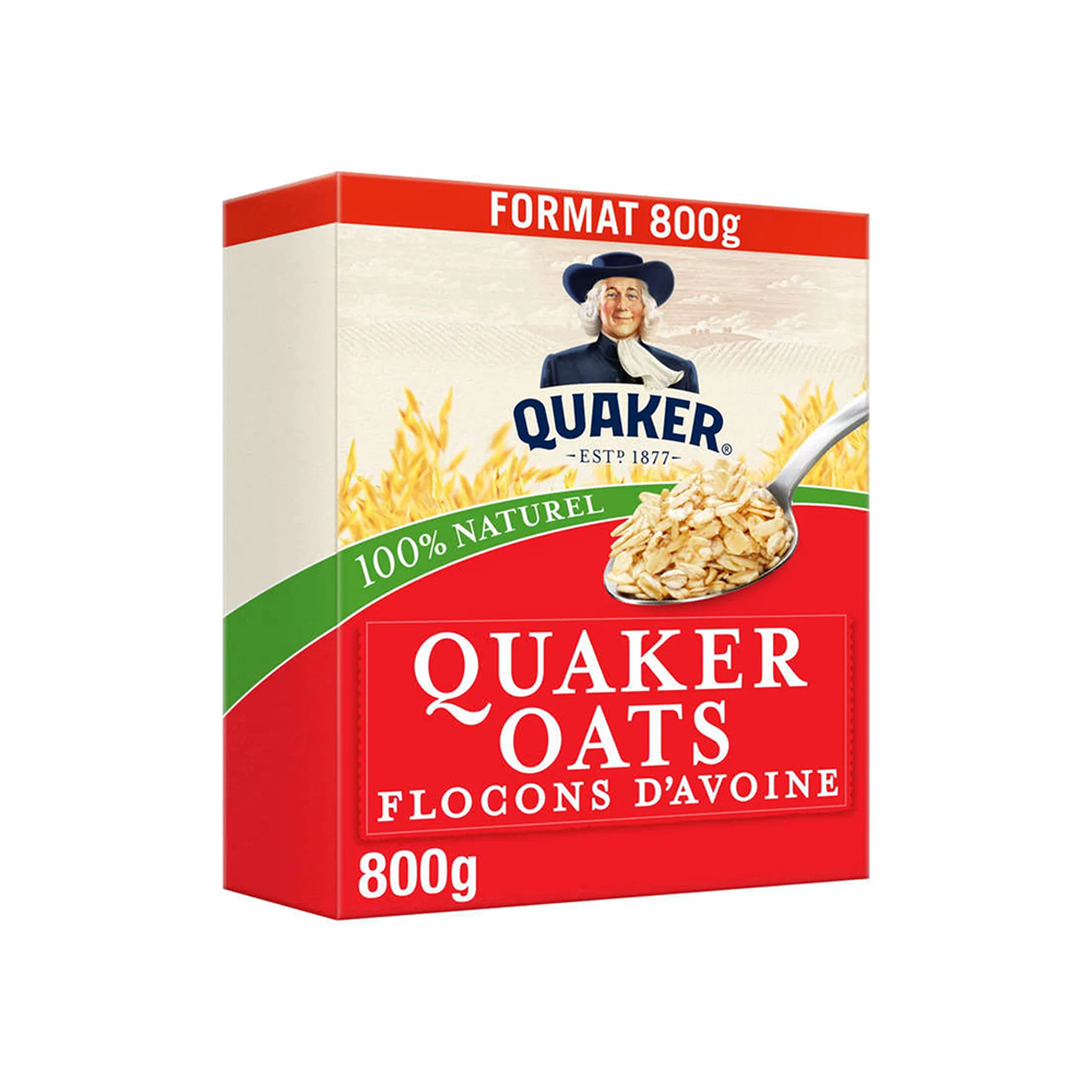 Flocons d'avoine Quaker Oats 800gr