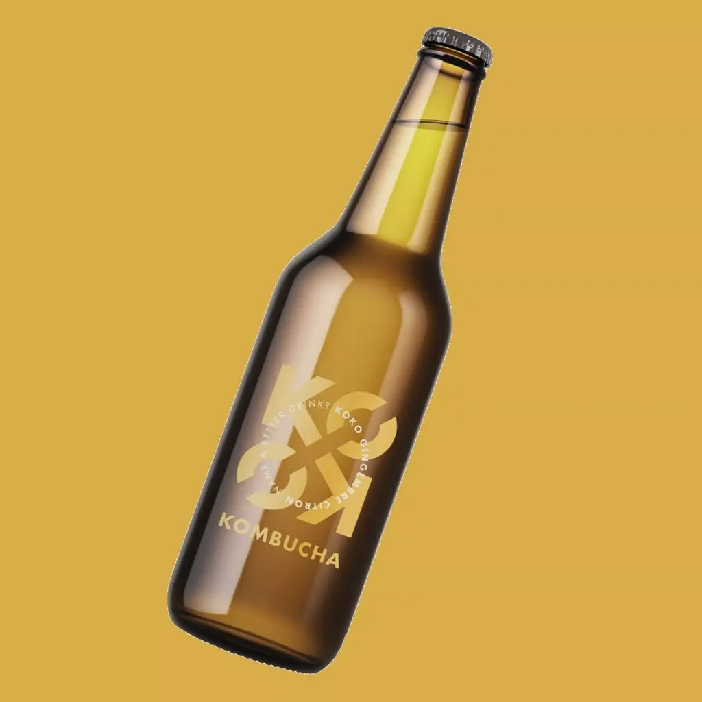 Koko kombucha gingembre citron bio 33cl x 12 