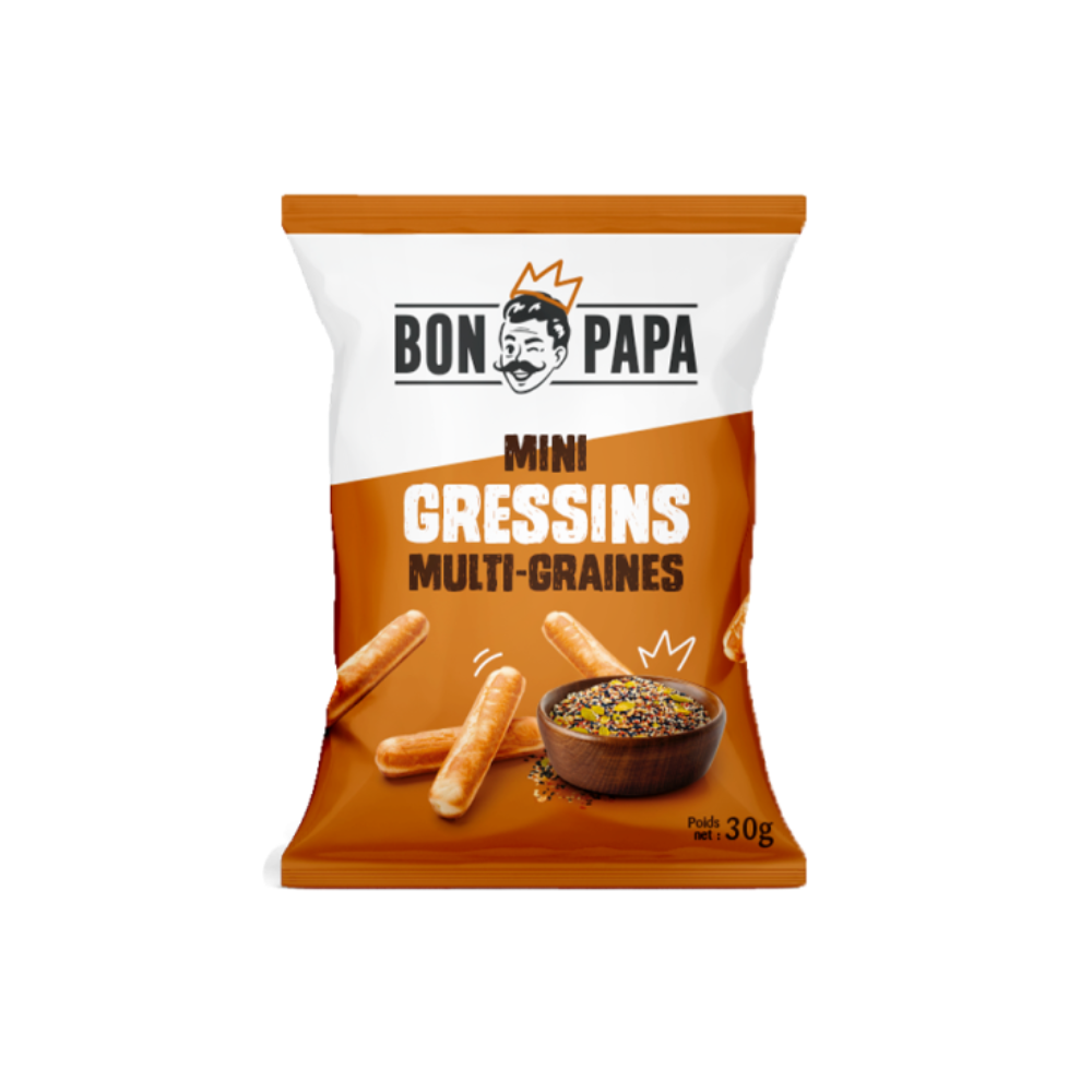 Mini gressins multi graines Bon Papa 30gr