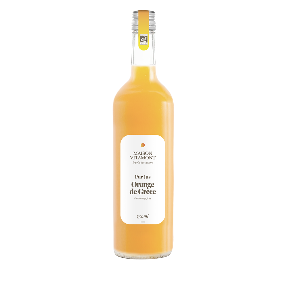 Pur jus d'orange de Grèce Maison Vitamont 75cl x 6 