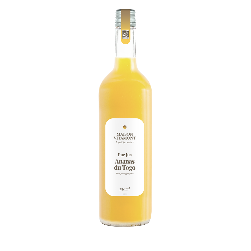 Pur jus d'ananas du Togo Maison Vitamont 75cl x 6  