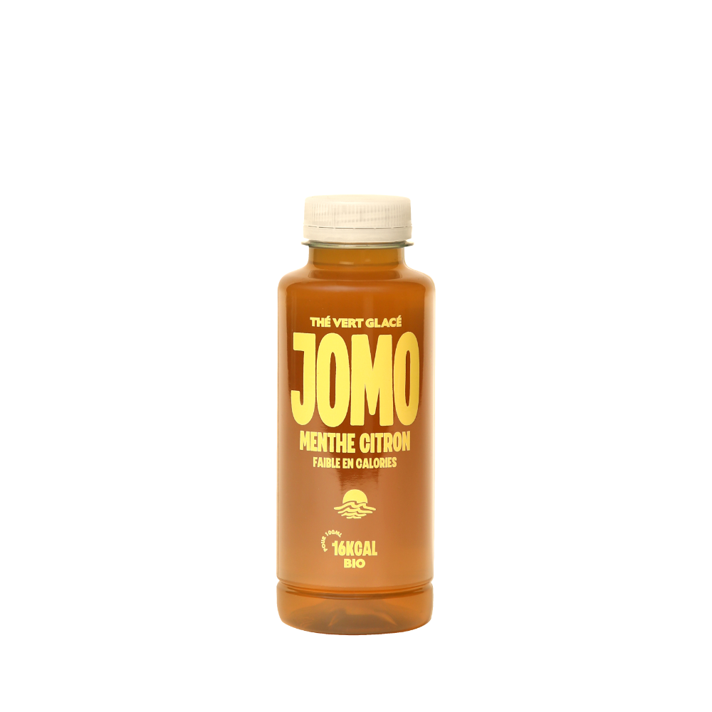 Thé vert glacé menthe citron bio Jomo 35cl x 12