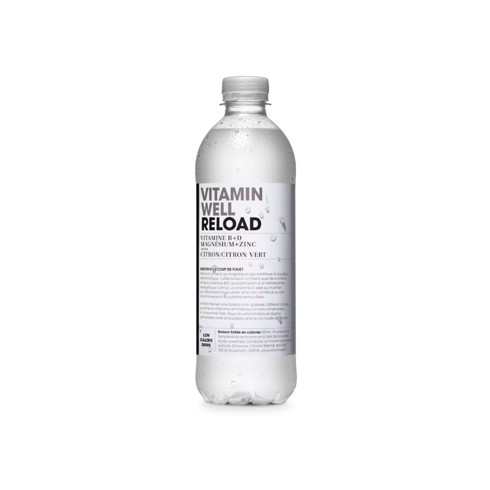 Vitamin Well reload citron citron vert 500ml x 12 