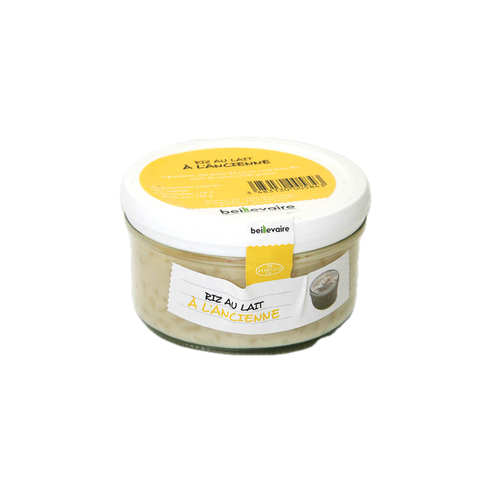 Riz au lait à l'ancienne Beillevaire 125g