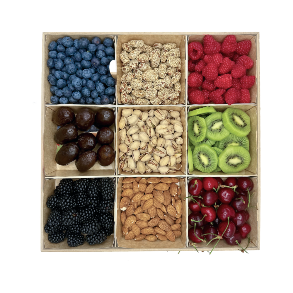 La grande frusence plateau de fruits frais et fruits secs - fraîcheur estivale