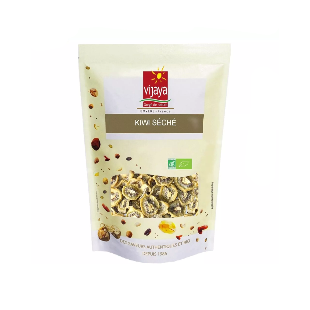 Kiwi séché en tranches Vijaya bio sachet de 450gr