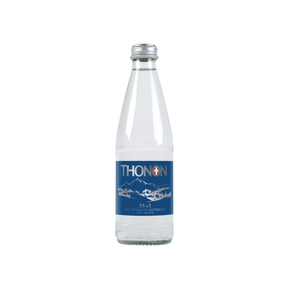 Thonon eau minérale naturelle en verre perdu 33cl x 24