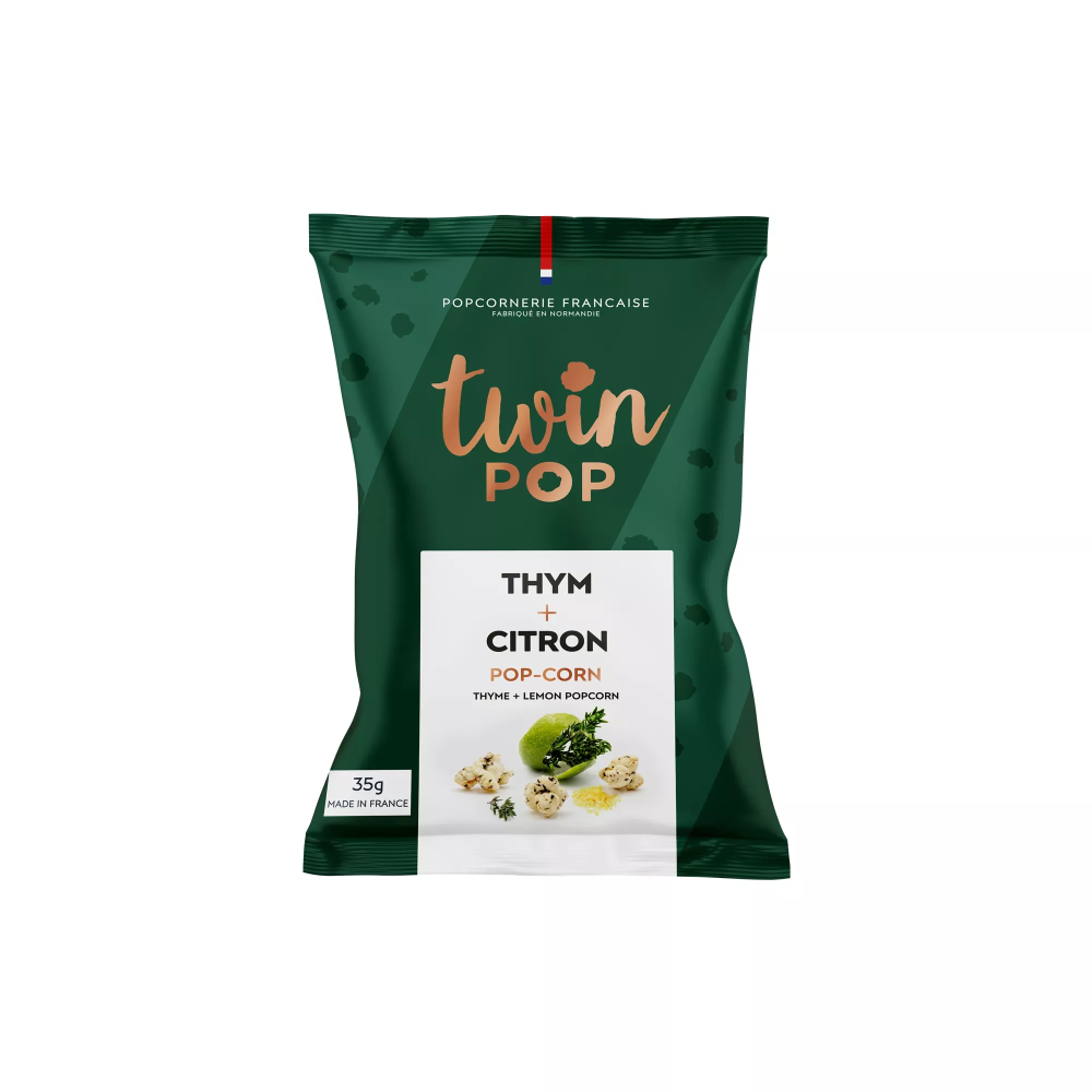 Popcorn thym et citron Twinpop 35gr 
