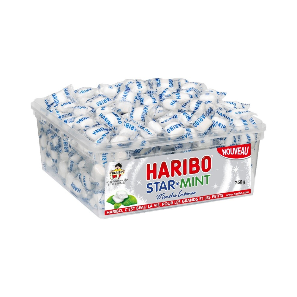 Haribo Start Mint menthe intense 750gr