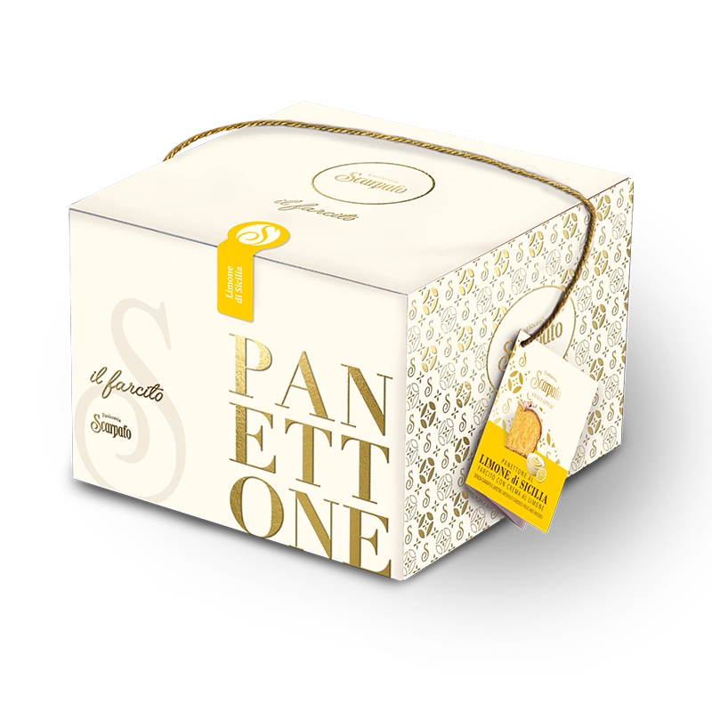 Panettone à la crème de citron de Sicile 1kg  