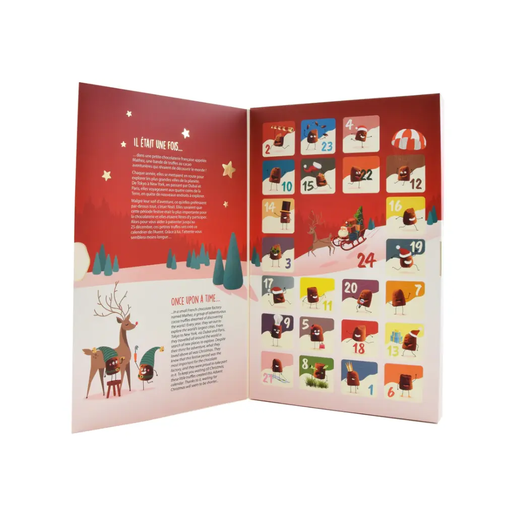Calendrier de l'avent truffes fantaisie 170gr