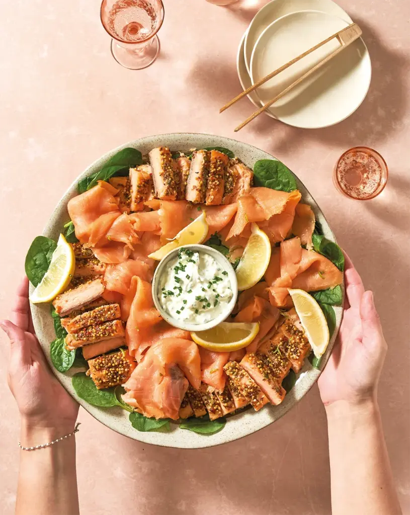 Planche duo de saumon (10 personnes)