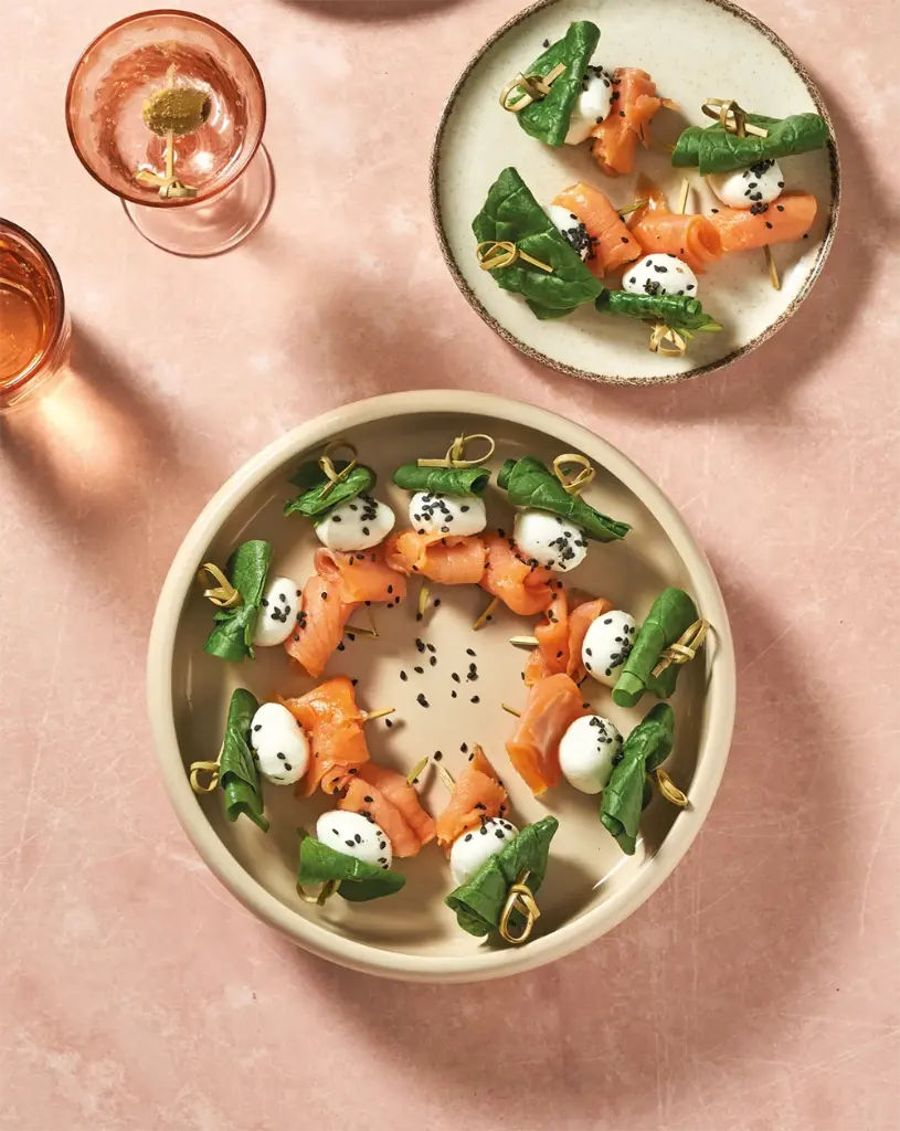 Les sucettes de saumon (24 pièces)