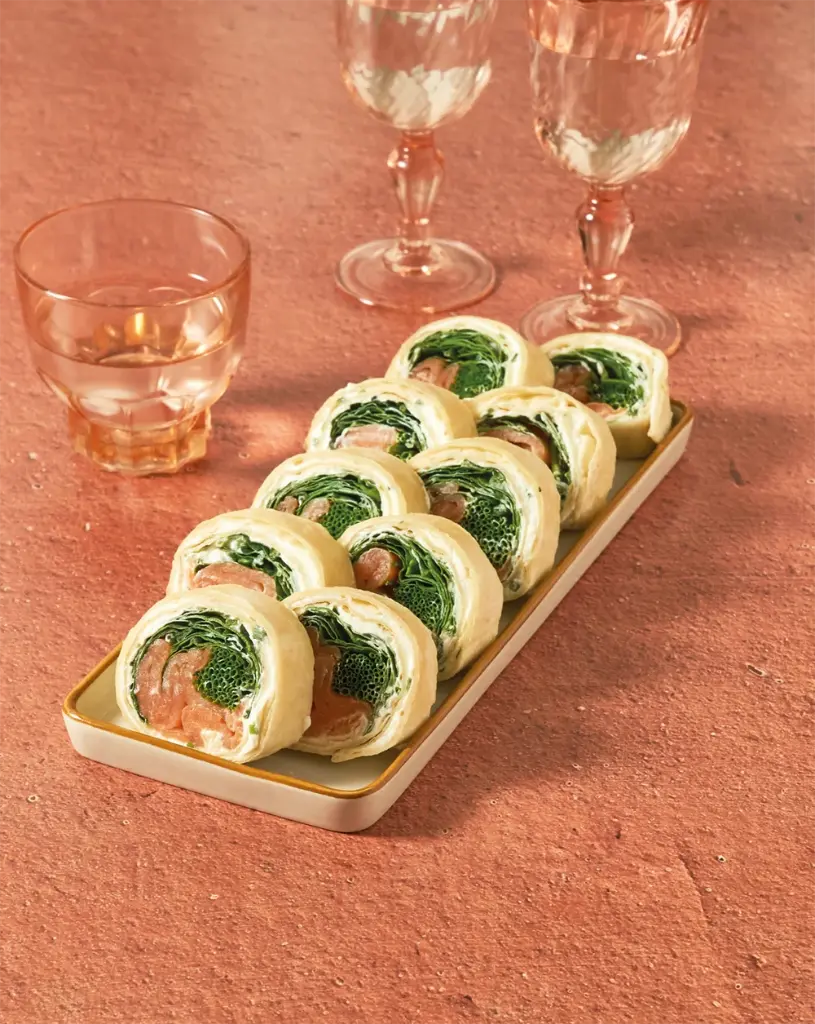 Les wraps saumon (36 pièces)