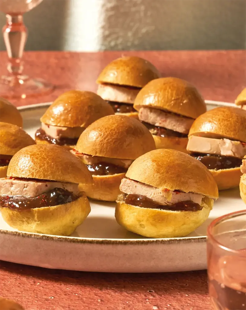 Les briochettes de foie gras (15 pièces)