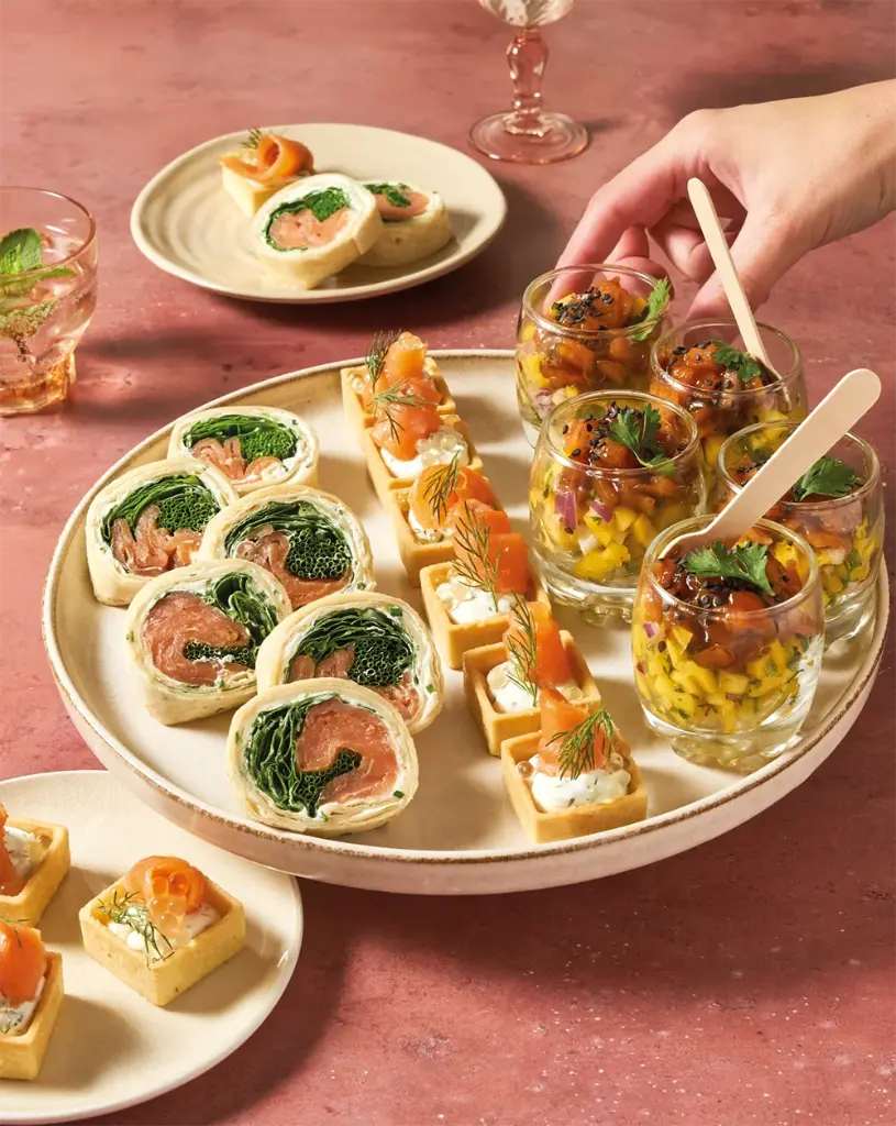 Le mixte saumon (34 pièces)