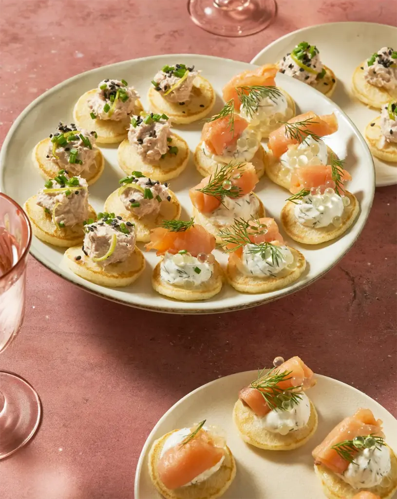 Les blinis de la mer (24 pièces)