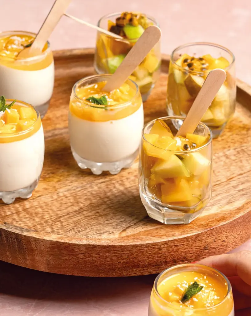 Les verrines fruitées (15 pièces)