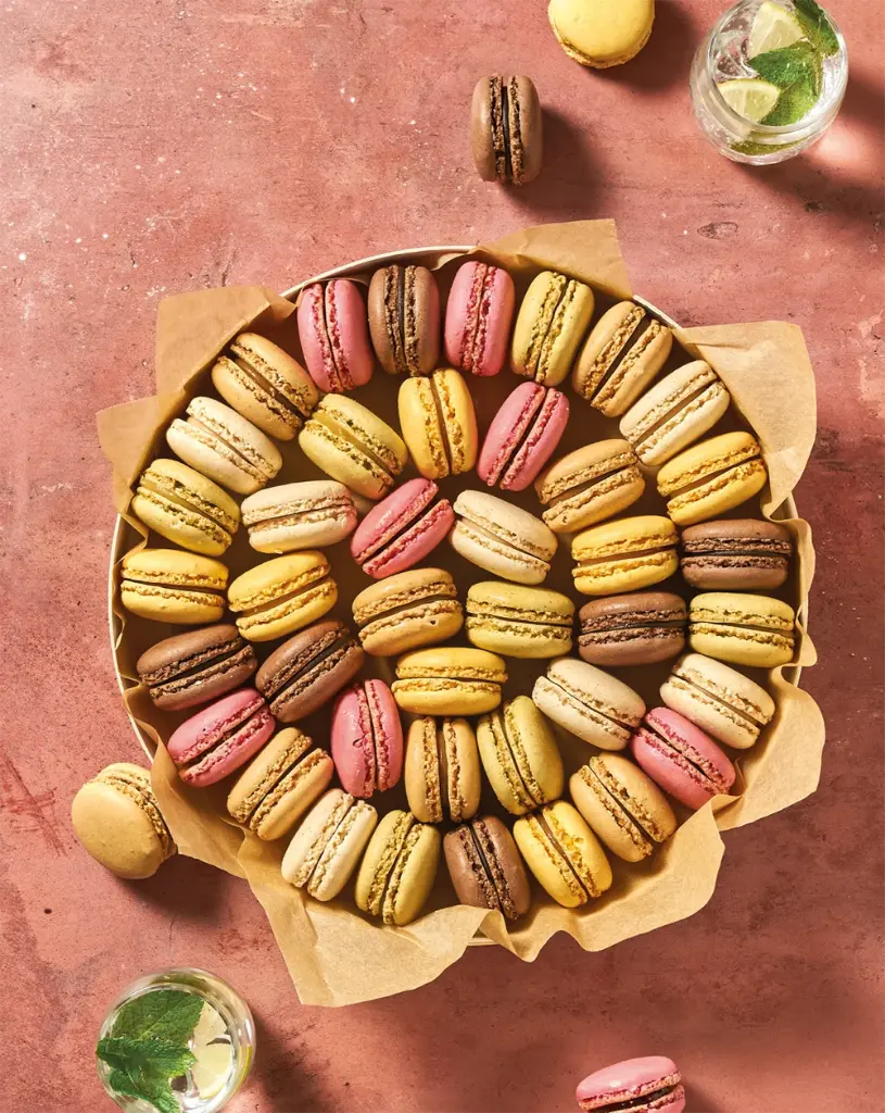 Les macarons (40 pièces)