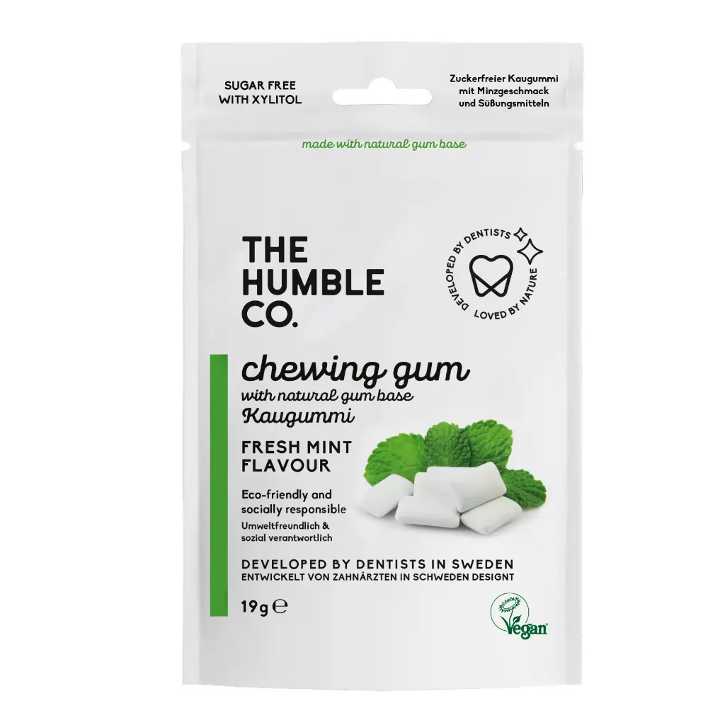 chewing-gum végétal menthe fraiche 19g