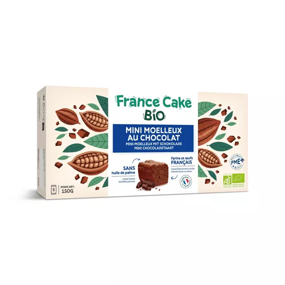 Mini brownie au chocolat Bio 5 sachets individuels de 30gr