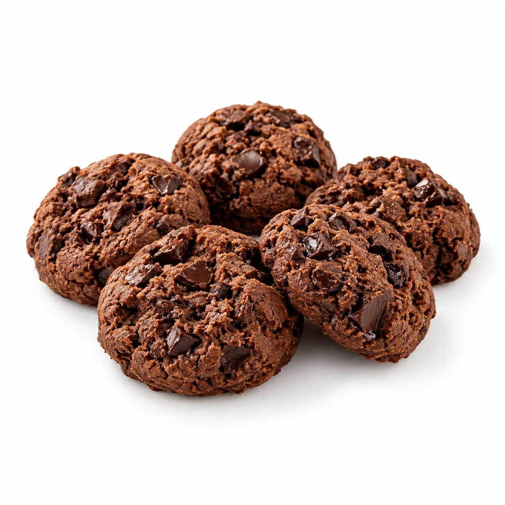 Minis cookies tout chocolat 5 pièces