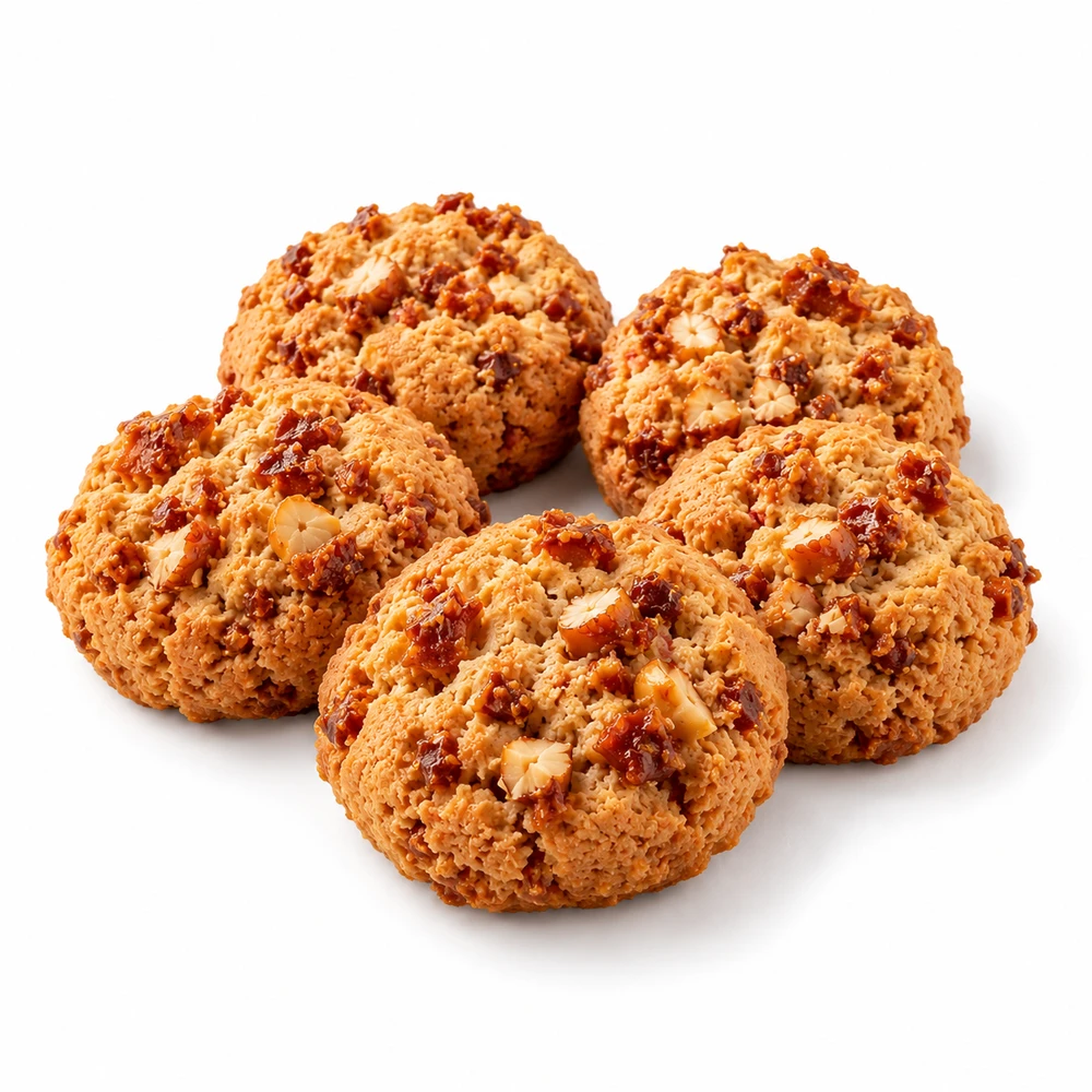 Minis cookies nougatine 5 pièces
