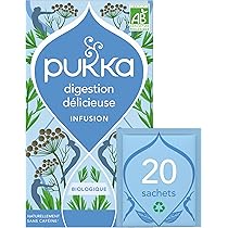 Infusion Digestion délicieuse bio Pukka 20 sachets