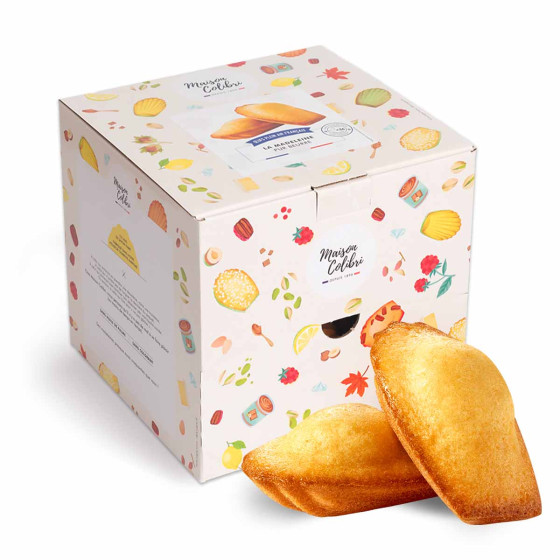 Madeleine pure beurre nature Maison Colibri boite distributrice 36 x 25gr 