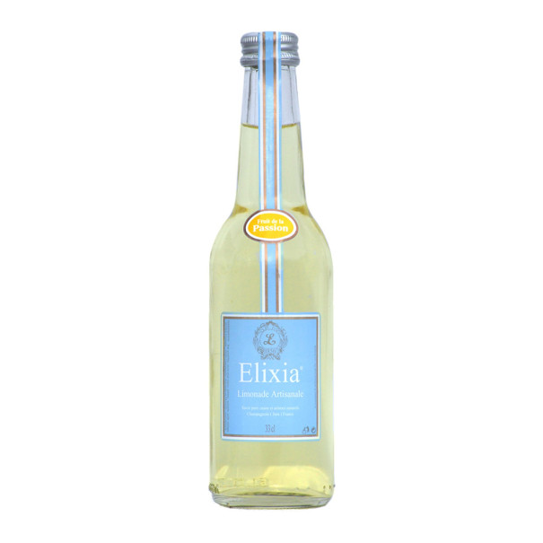 Limonade artisanale fruit de la passion bio Elixia 33cl x 12 