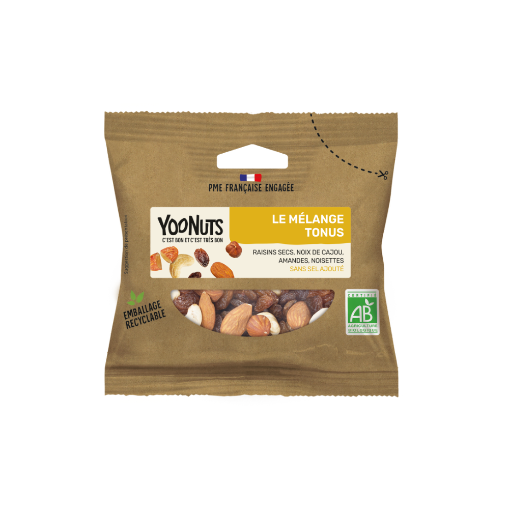 Le mélange tonus bio Yoonuts 40gr