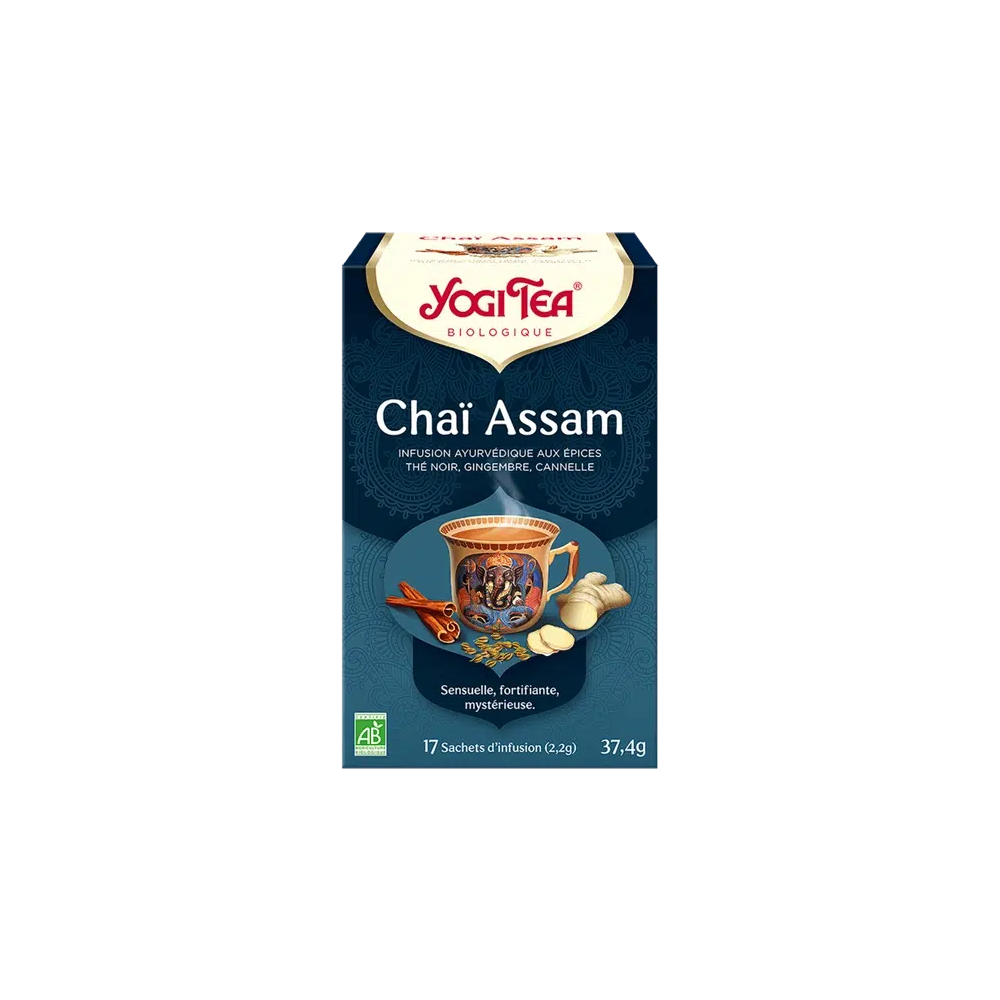 Infusion chaï assam bio Yogi Tea 17 sachets