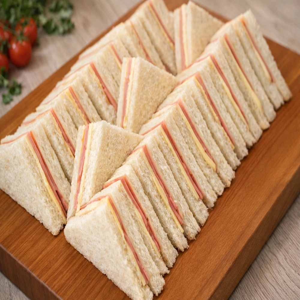 Sandwichs club halal (plateau de 20 pièces)