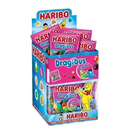 Bonbons mini-paquets Dragibus Haribo 40gr x 30