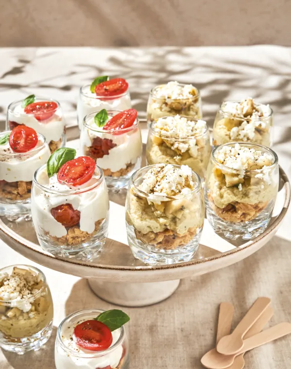 Les verrines veggie (12 pièces)