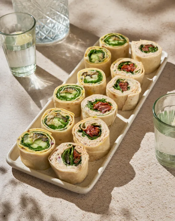 Les wraps assortis (32 pièces)