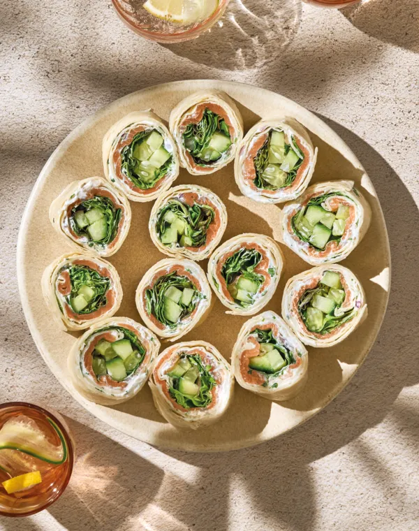 Les wraps saumon (32 pièces)