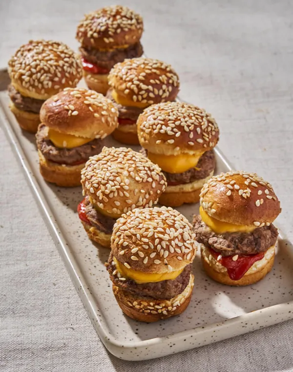 Les mini burgers (35 pièces)