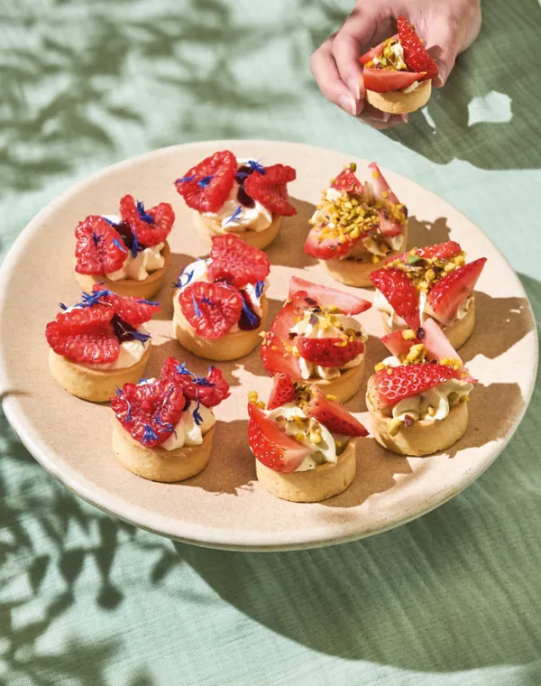 Les mini tartelettes fruits rouges (24 pièces)