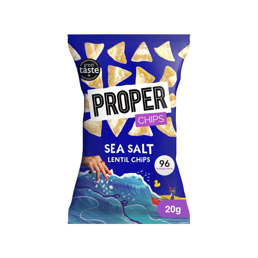 Chips de lentille Proper 20gr