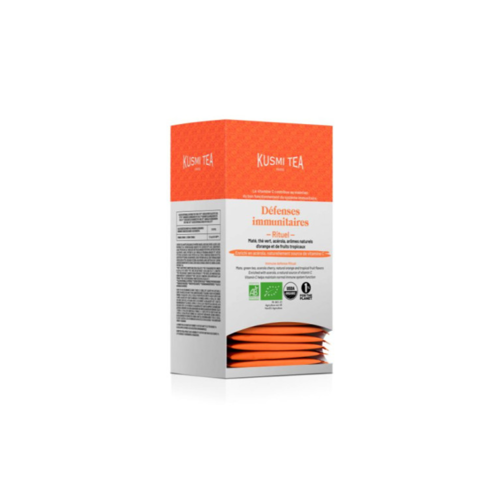Thé rituel défenses immunitaires Kusmi Tea bio 25 sachets