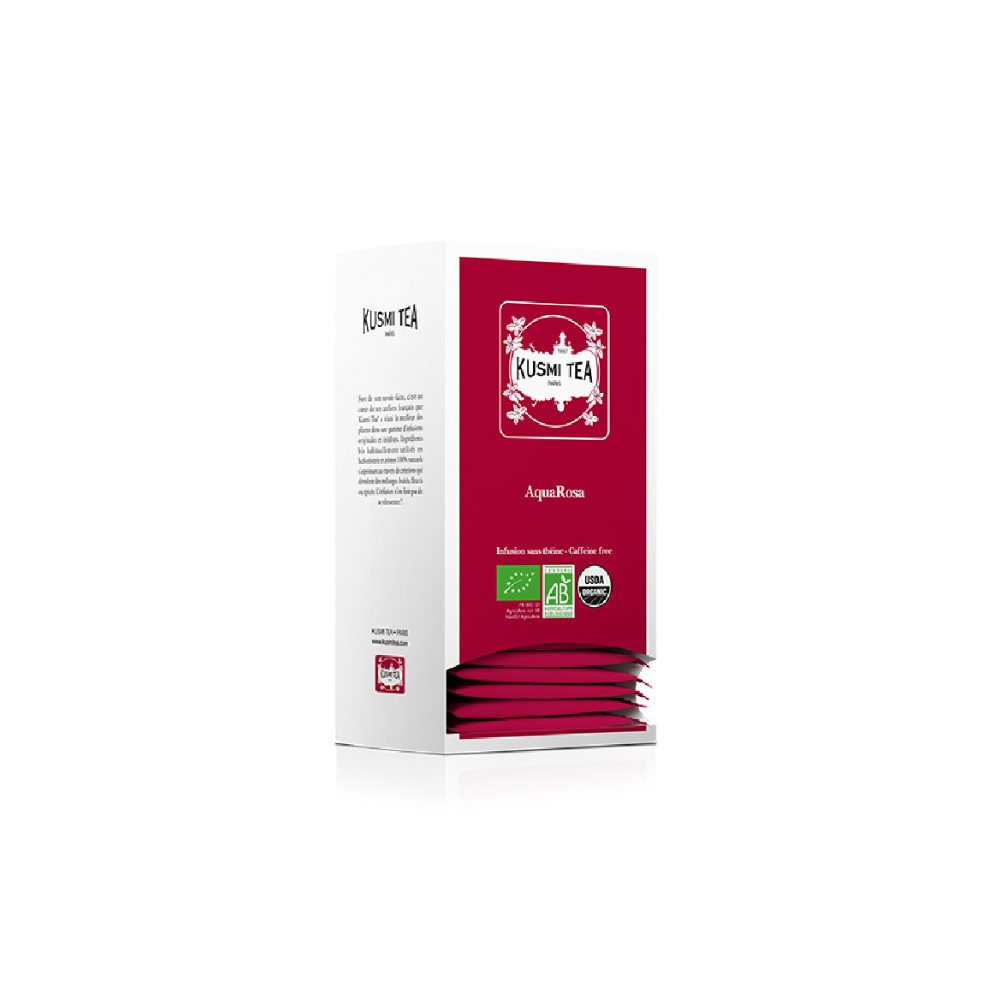 Infusion AquaRosa Kusmi Tea bio 25 sachets