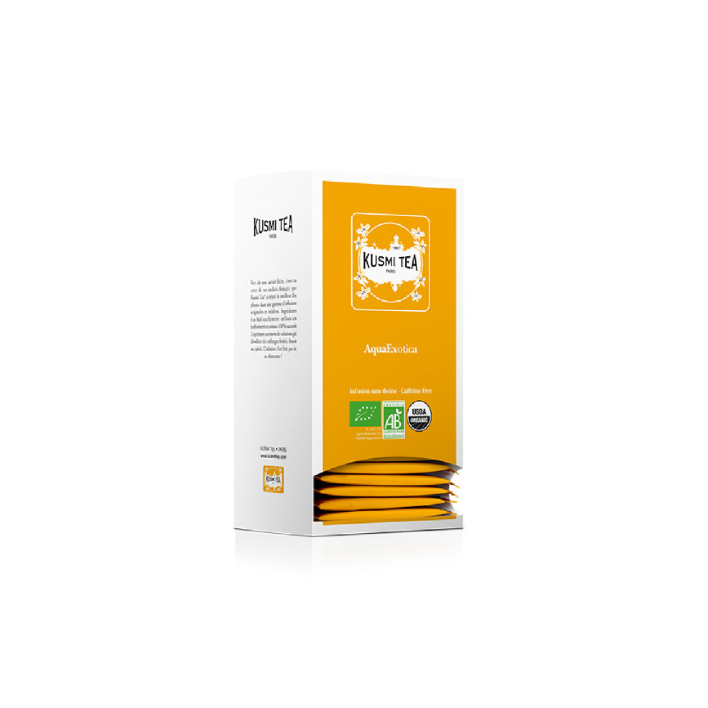 Infusion AquaExotica Kusmi Tea bio 25 sachets    
