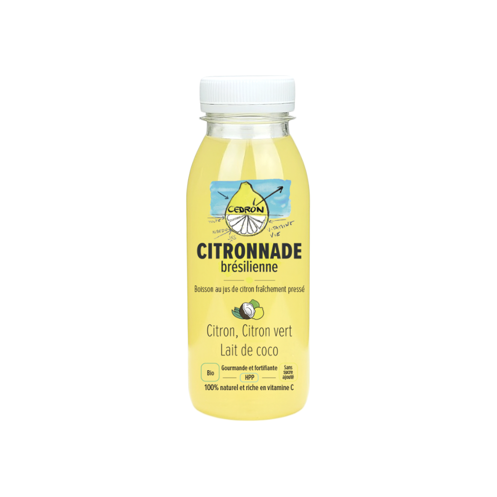 Citronnade Brésilienne au lait de coco bio Cedron 25cl x 8